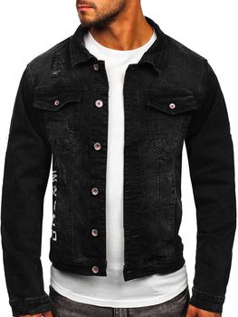 Chaqueta vaquera para hombre color negro Denley RC61079S0