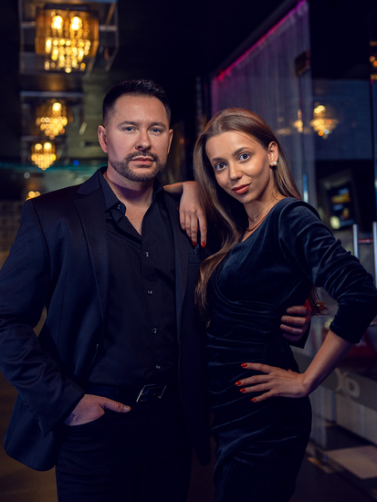 Vestido de velour con arrugas para mujer negro Bolf Bellisima