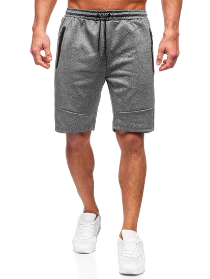 Pantalón corto de chándal para hombre grafito Bolf 8K929