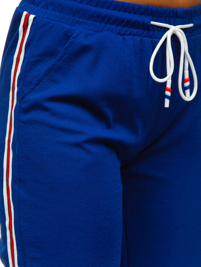 Pantalón deportivo para mujer azul cobalto Bolf YW01020A