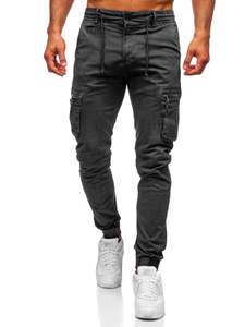 Pantalón jogger cargo para hombre grafito Bolf 8983