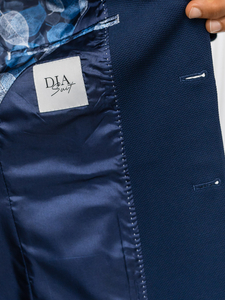 Traje casual para hombre azul oscuro (claro) Bolf 01