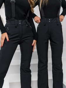 Pantalones de trekking para mujer negro Bolf W702B