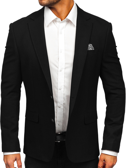 Americana casual para hombre negro Bolf 24400