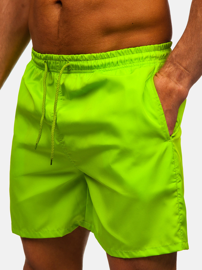 Hombre Bañador Verde-Neon Bolf QD35