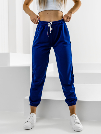 Pantalón deportivo para mujer azul cobalto Bolf YW01020A