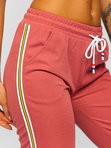Pantalón deportivo para mujer rosa Bolf YW01020B