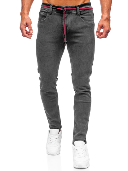 Pantalón vaquero skinny fit para hombre negro Bolf KX565-1