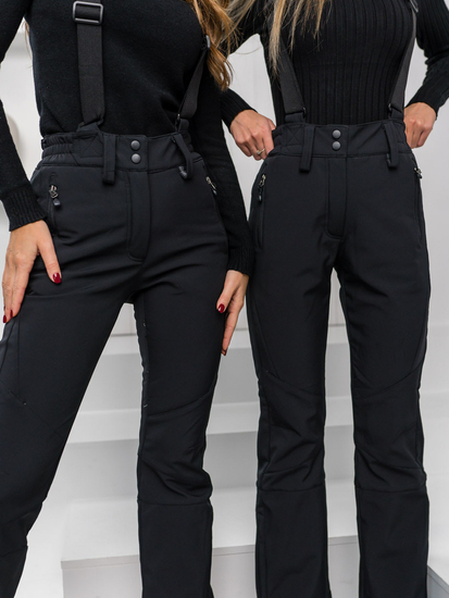 Pantalones de trekking para mujer negro Bolf W702B