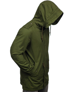 Chaqueta de entretiempo parka para hombre verde Bolf 5391