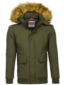Chaqueta de invierno para hombre verde Bolf 1770