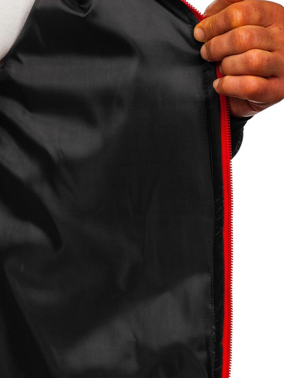 Chaqueta de entretiempo para hombre negra Bolf TY38