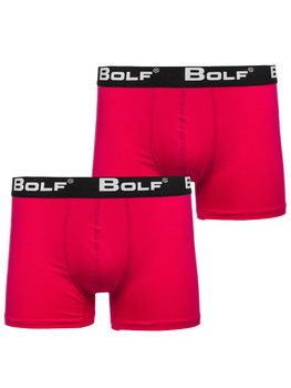 Calzoncillos bóxer para hombre rosa claro Bolf 0953-2P 2 PACK