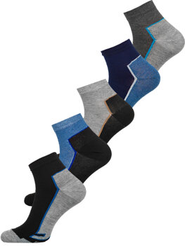 Calcetines para hombre multicolor Bolf ND80018-5P 5 PACK