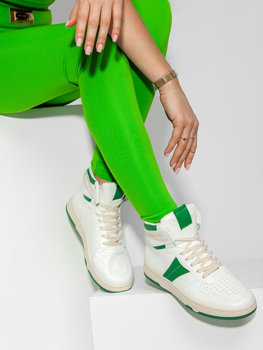Calzado deportivo tipo sneakers para mujer verde Bolf YD650
