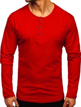 Camiseta a manga larga para hombre color rojo Bolf 1114