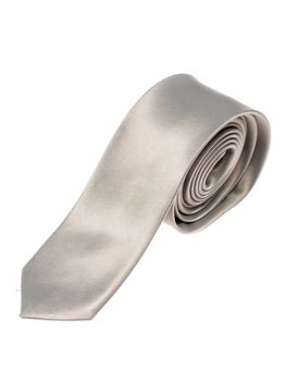 Corbata elegante delgada para hombre gris Bolf K001