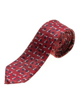 Corbata elegante para hombre roja Bolf K103