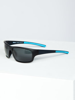 Gafas de sol negro y azul Bolf MIAMI1