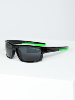 Gafas de sol negro y verde Bolf MIAMI7