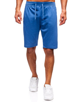Pantalón corto de chándal para hombre azul Bolf 8K101