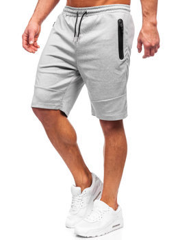 Pantalón corto de chándal para hombre gris Bolf 8K929