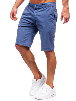Pantalón corto de tela para hombre azul Bolf JX7511
