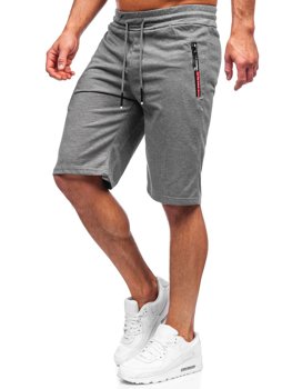 Pantalón corto deportivo para hombre color grafito Denley JX511