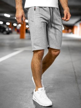 Pantalón corto deportivo para hombre color gris Bolf JX202