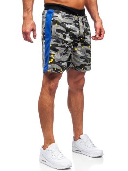 Pantalón corto deportivo para hombre color gris Bolf KS2579