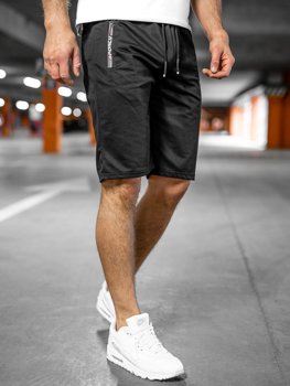 Pantalón corto deportivo para hombre color negro Bolf JX512