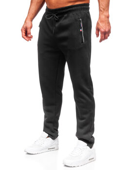 Pantalón de chándal grande para hombre negro Bolf JX6261