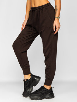 Pantalón de chándal para mujer marrón Bolf 0011