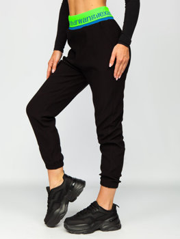 Pantalón de chándal para mujer negro Bolf H1007A