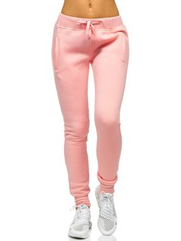 Pantalón de chándal para mujer rosa claro Bolf CK-01-38B
