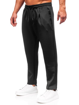 Pantalón de tela para hombre negro Bolf 6174