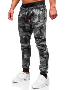 Pantalón deportivo para hombre camuflaje grafito Bolf KZ15
