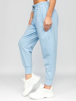 Pantalón deportivo para mujer color azul celeste Denley 0011