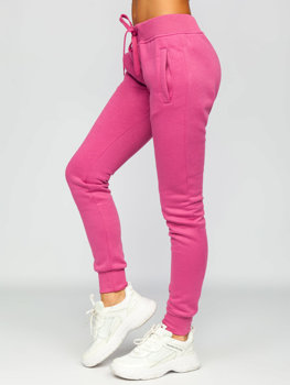 Pantalón deportivo para mujer rosa oscuro Bolf CK-01