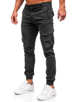 Pantalón jogger de tela cargo para hombre gris Bolf JM5502