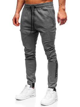 Pantalón jogger para hombre color gris Bolf B11119