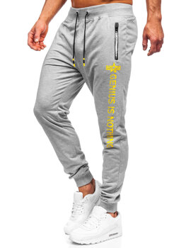 Pantalón jogger para hombre gris Bolf K10152