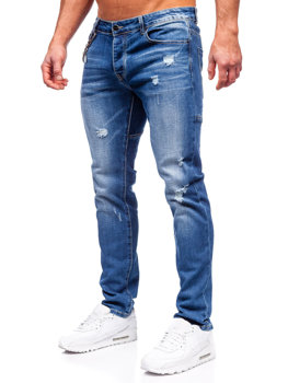 Pantalón vaquero regular fit para hombre azul Bolf MP0051B