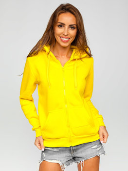 Sudadera con capucha para mujer amarillo Bolf W03BA