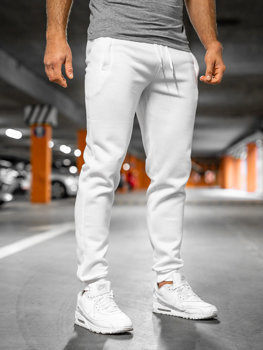 Pantalones fit blancos para hombre 2023