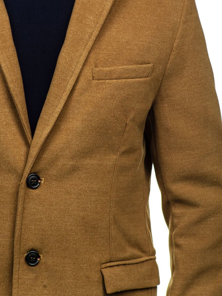 Abrigo de hombre color camel Bolf 1047-1 CAMEL