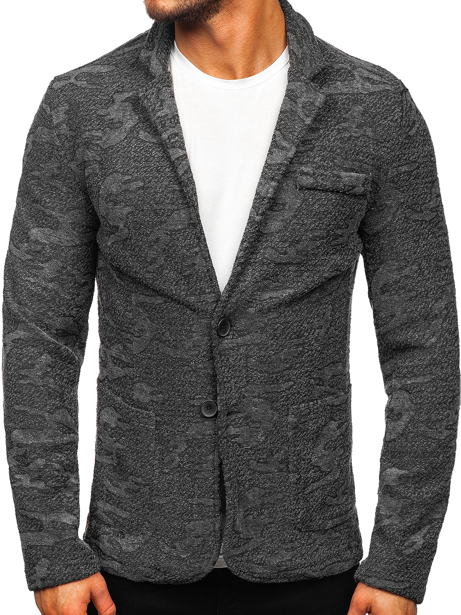 Americana casual para hombre color grafito Bolf KS-7309 GRIS GRAFITO