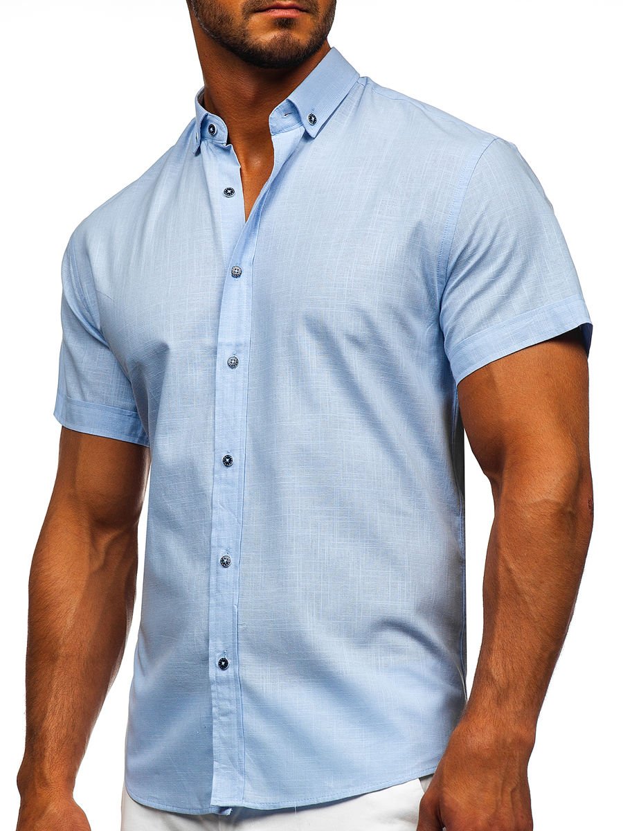 Camiseta Manga Corta Para Hombre