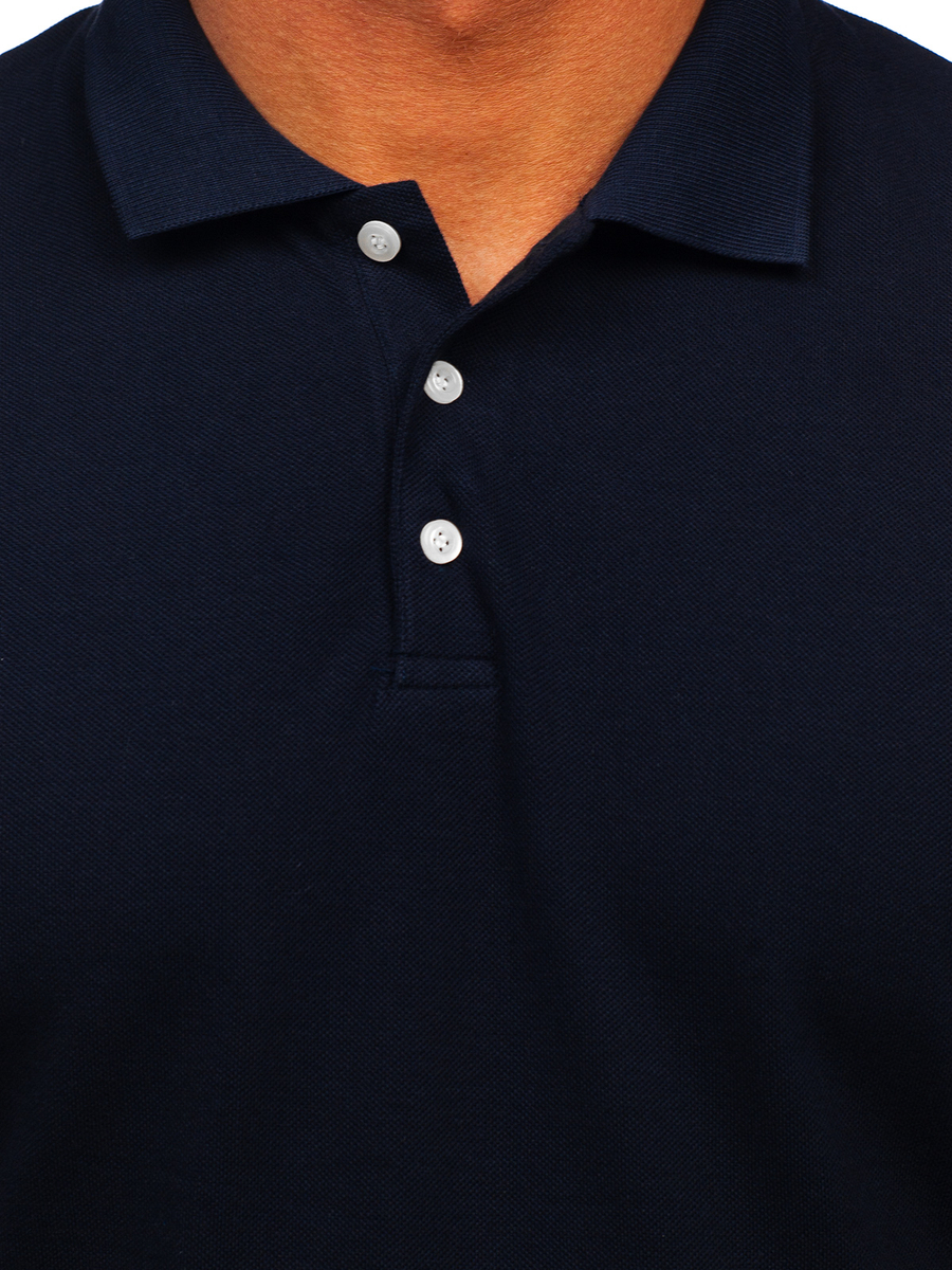 Camisa polo on sale azul oscuro
