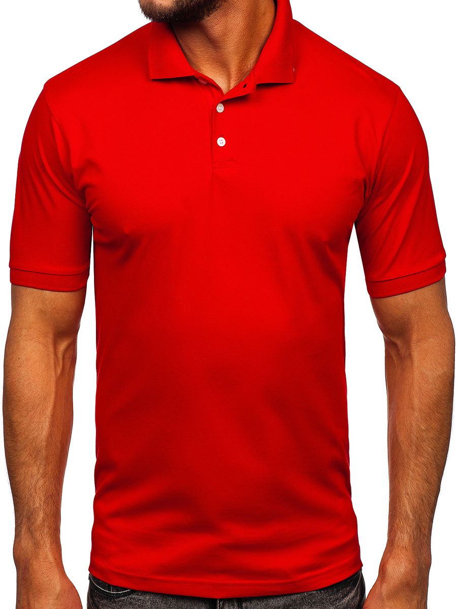 Polo hombre rojo on sale